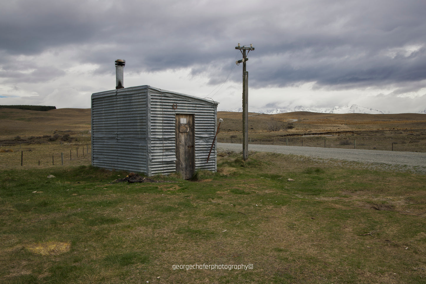 Irishman hut New Zealand fine art print